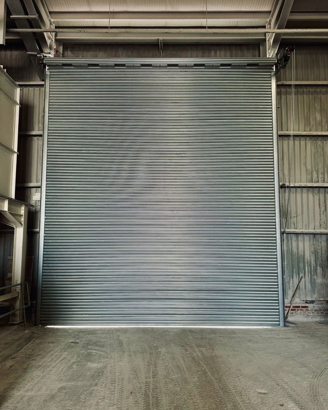 Commercial roller shutter installation