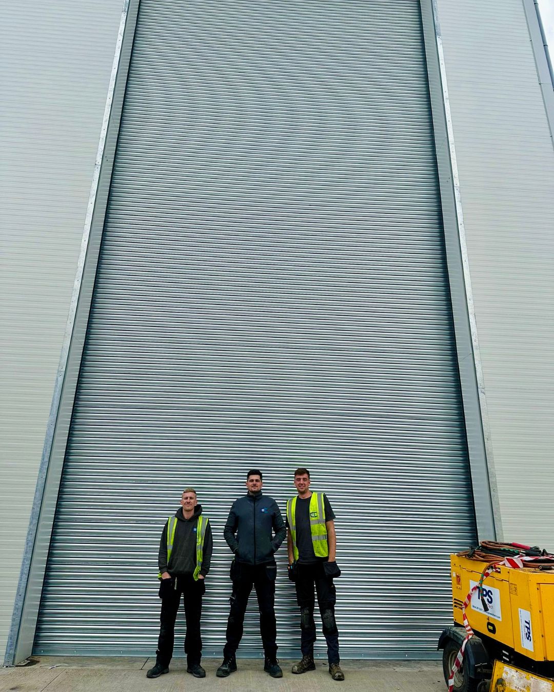 Custom roller shutter installation